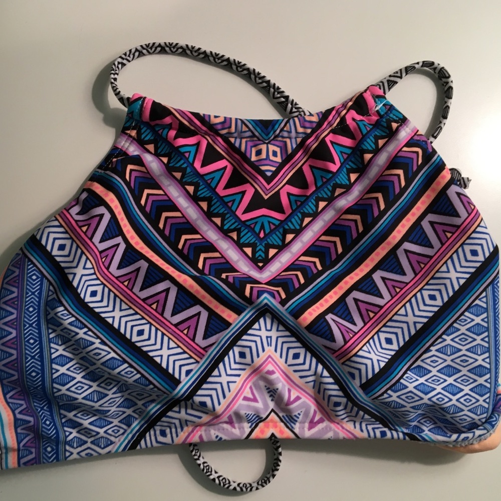 Target women’s high neck bikini top.